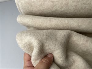 Uldfilt - skøn varm beige